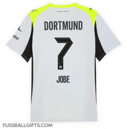 Borussia Dortmund Jobe Bellingham #7 Fußballbekleidung Auswärtstrikot 2025-26 Kurzarm